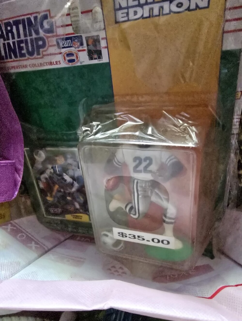 Starting Lineup Football Figure Troy Aikman Emmit Smirh Etc.. 1990 Unopened
